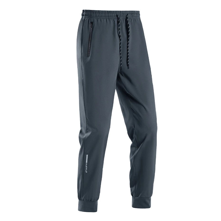 Summer Cool Pants Men Quick Drying Sweatpants Jogger Pants Male Fashion Casual Elastic Waist Joggers