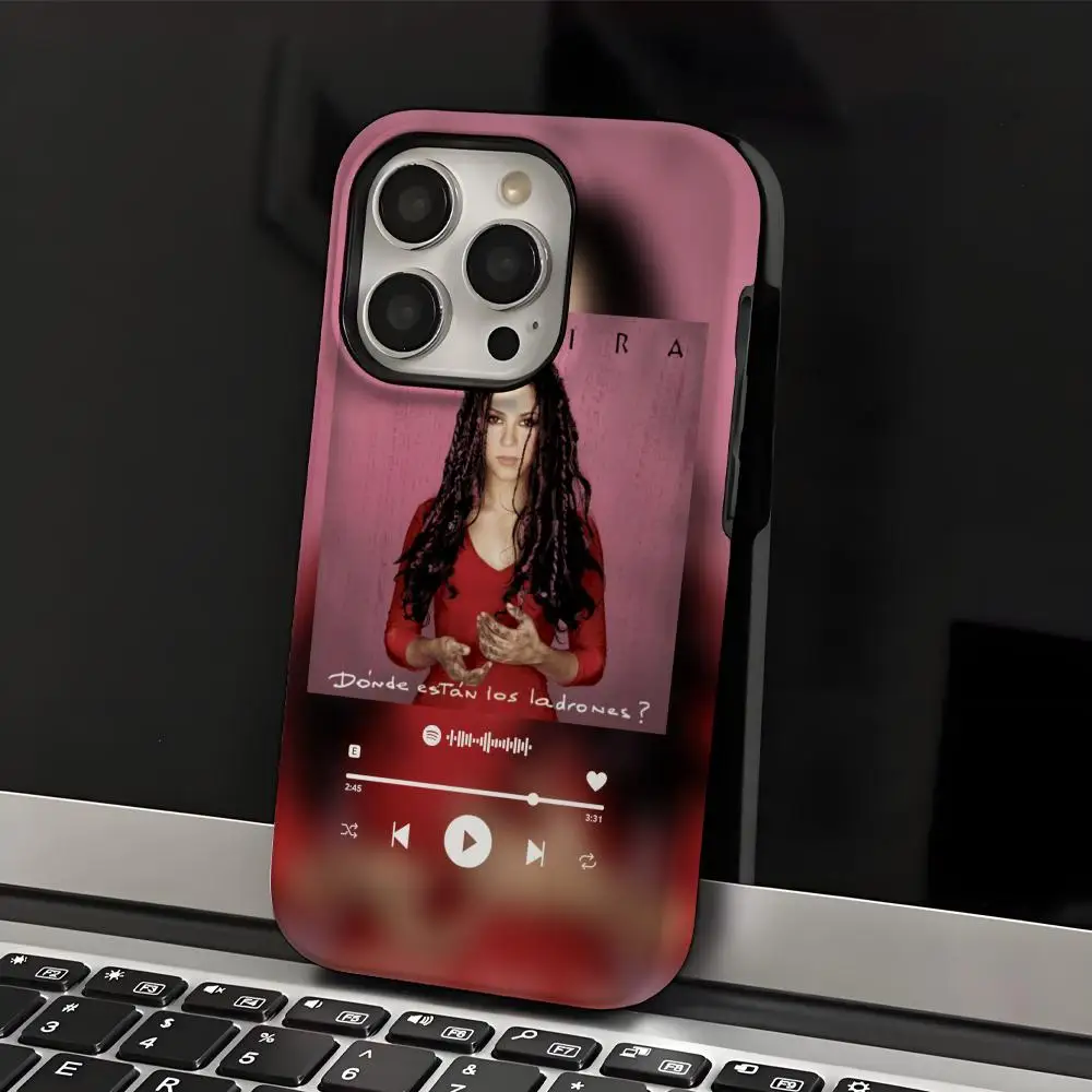 

Чехол для телефона S-Shakira, чехол для iPhone 17, 16, 15, 14, 13, 12, 11 Pro Max X XR XSMax Plus, глянцевая пленка, жесткий чехол из ПК