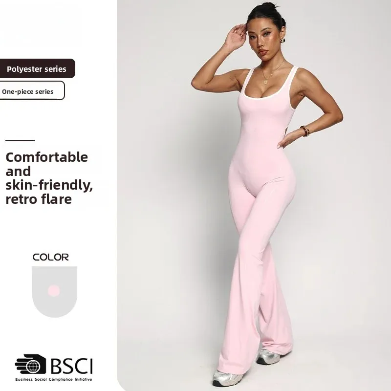 sexy-backless-short-sleeve-yoga-suit-tightening-hip-bells-outfit-children's-autumn-polyester-long-set-sleeveless-polyester
