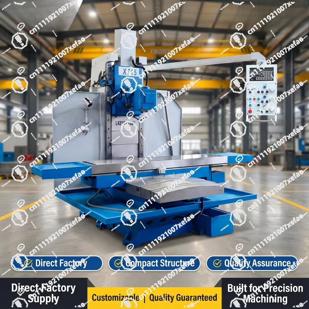 Industrial Professional Automatic X716 Metal Horizontal Universal Bed Milling Machine
