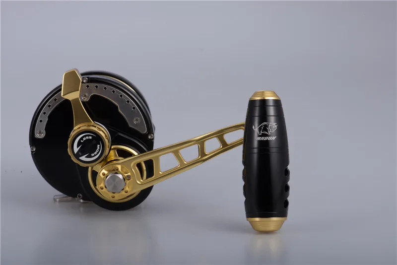 MADOX Angelrolle 11BB Salzwassertrommelrad Langsame Jigging-Rolle Max Drag 40 kg Drag Sound – Detail 13