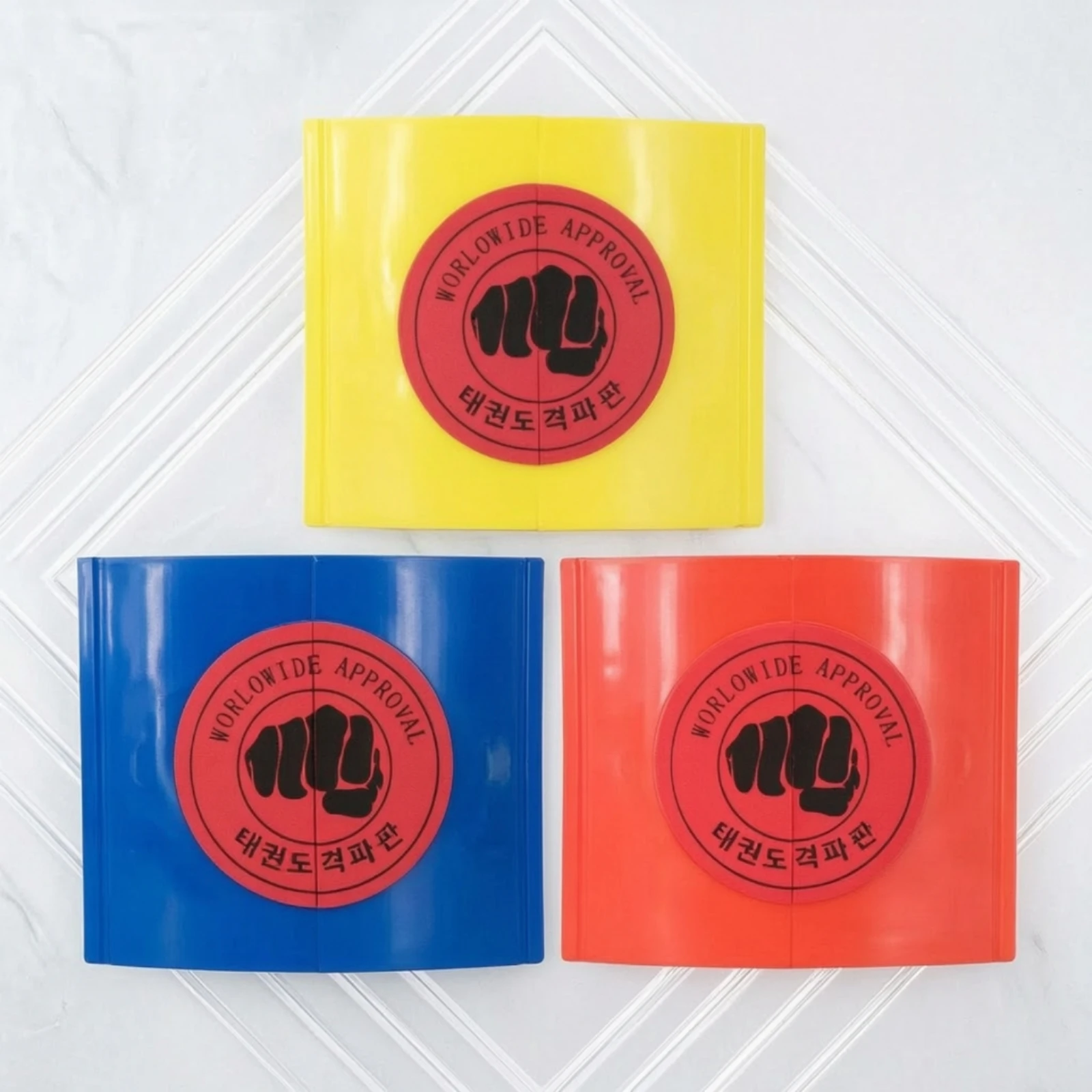 3 Pieces Taekwondo Breaking Boards Beginner-Friendly Breaking Board Set Taekwondo Boards Sturdy Rigid for Combat Artists