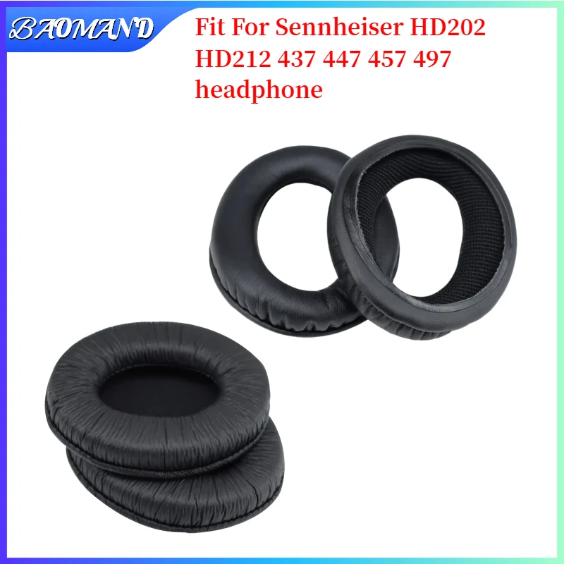 

Ear pads for Sennheiser HD202 HD212 437 447 457 497 Headphones Replacement Earmuffs Ear pillows headband pads