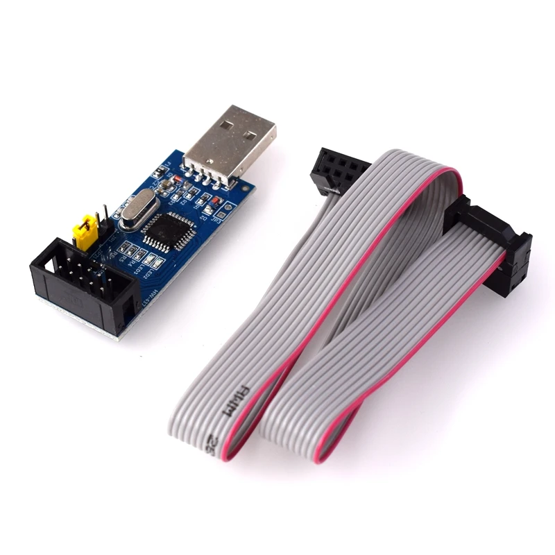 51 Microcontroller Download Cable 51AVR USBasp Downloader USB ISP Programmer Burner Without Housing