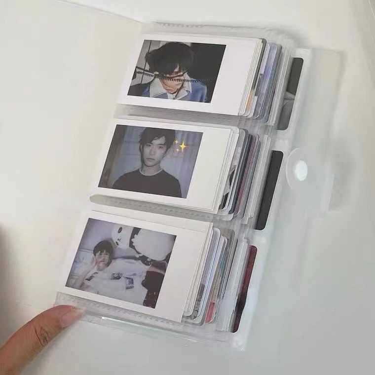 Transparent Album Mini album Polaroid album Photo card Train Ticket card Collection book Jewelry card album photo scrapbook