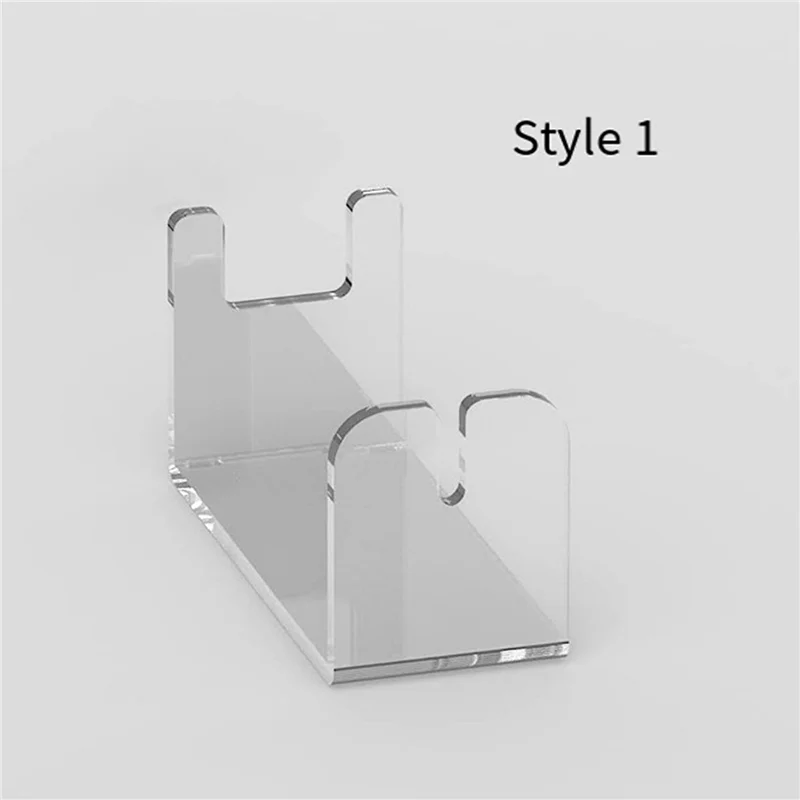 ABMH-4 Pack Knife Display Stand Acrylic Knife Stand, Desktop Knife Display, Single Knife Holder Pocket Knife Display Stand