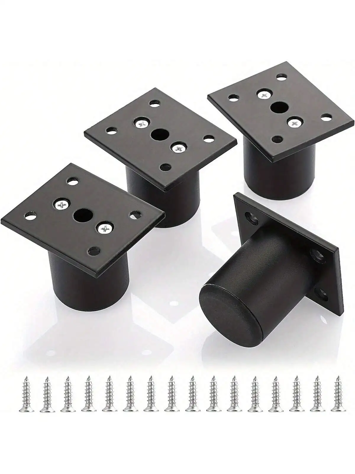 4pcs Adjustable Cabinet Legs Adjustable Furniture Legs Sofa Furniture Cabinet Riser DIY Furniture Replacement Legs for TV Cabine
