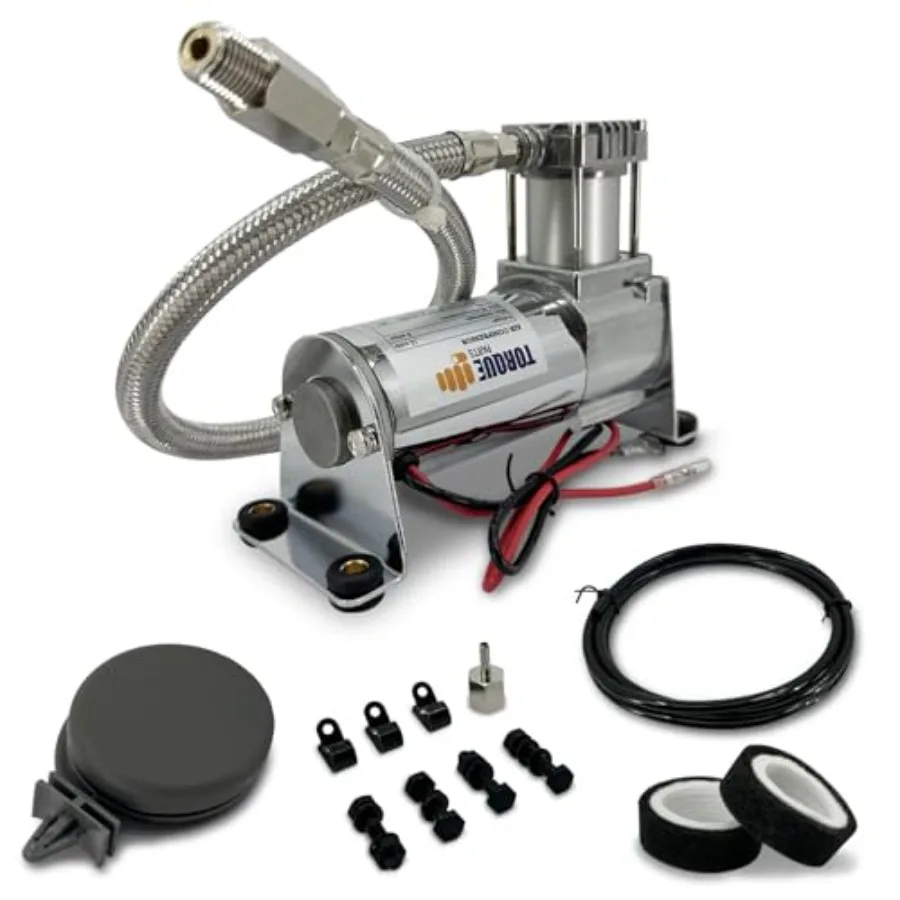 

Комплект воздушного компрессора для тяжелых условий эксплуатации, 12 В, 444c, 120 фунтов на квадратный дюйм, портативный одиночный порт для поездных рожков, воздушные рожки, воздушные рожки, подвеска поездного рожка Sy