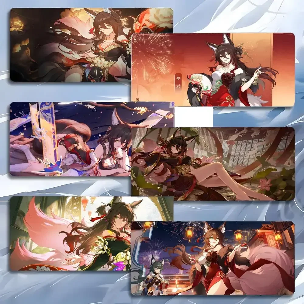 fox performer H-Honkai: Star Rail Tingyun Mouse Pad Mousepad Large Gaming LockEdge Thickened PC Table Desk Mat