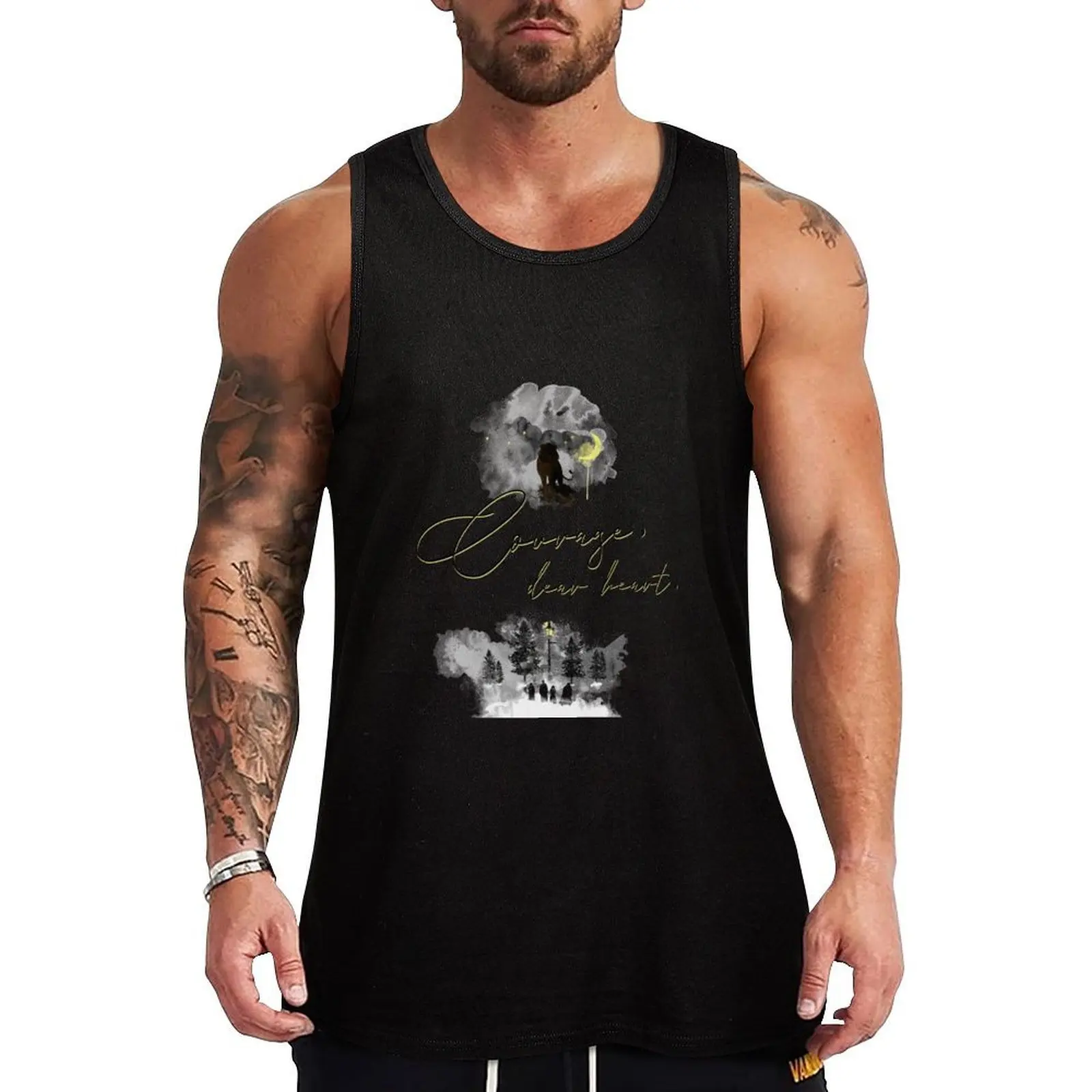 

Courage, dear heart Tank Top Casual Everyday Tank Top Soft Loose Sleeveless Shirt