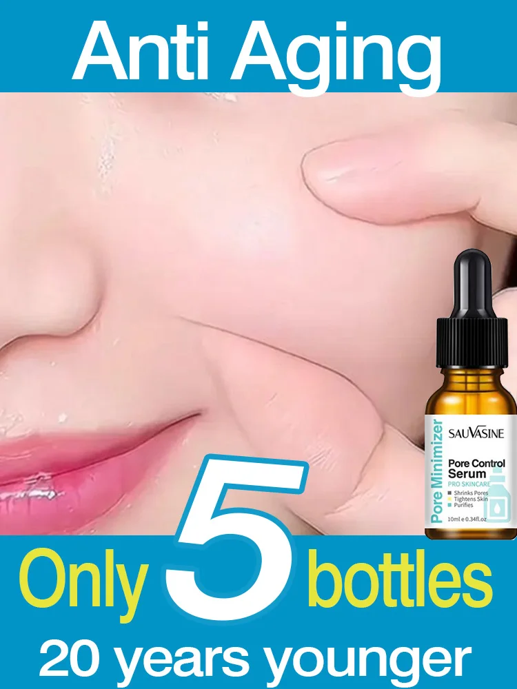 Pore Shrinking Serum Facial Essence for Shrinking Pores Tightening Minimizing Relieving Dryness Essence Skin Care Beauty