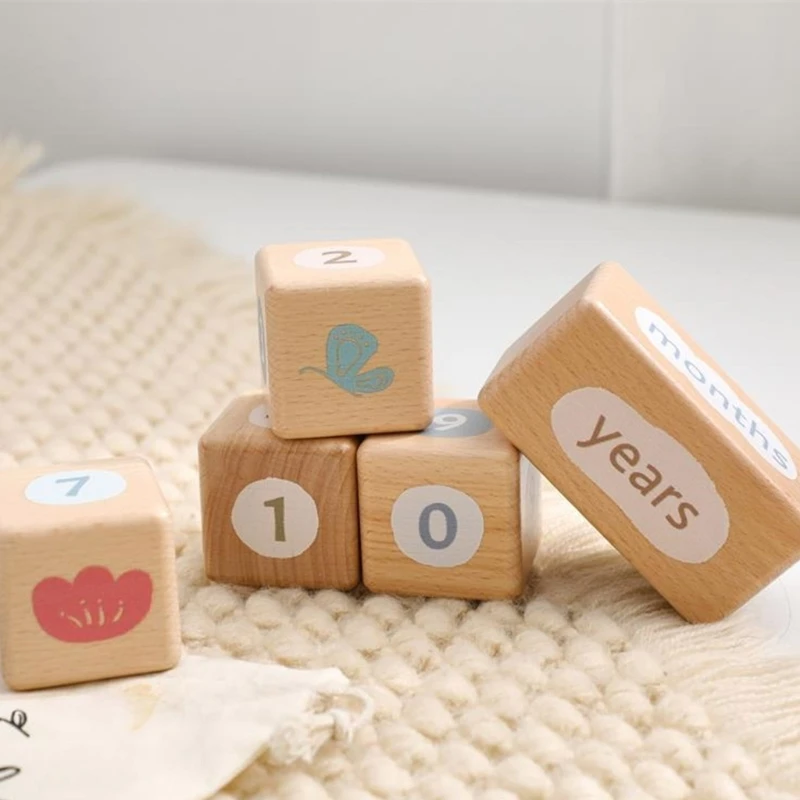 Infant Developmental Stage Photography Tool Portable Nursery Decors For First Year Memory Props