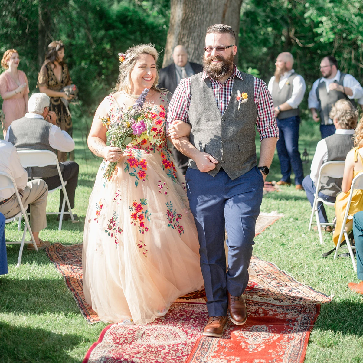 Bunte Stickerei Blumen Verlobung Hochzeit Fotoshooting Kleid schiere Top Criss Cross Korsett eine Linie Fee Prinzessin Umstands kleid