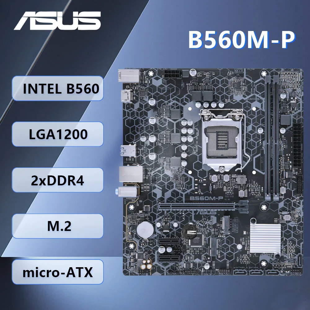 carte-mere-asus-b560m-p-lga1200-ddr4-compatible-avec-les-processeurs-intel-b560-m2-core-i3-10100f-core-i3-10300-core-i5-11500-core-i7-10700