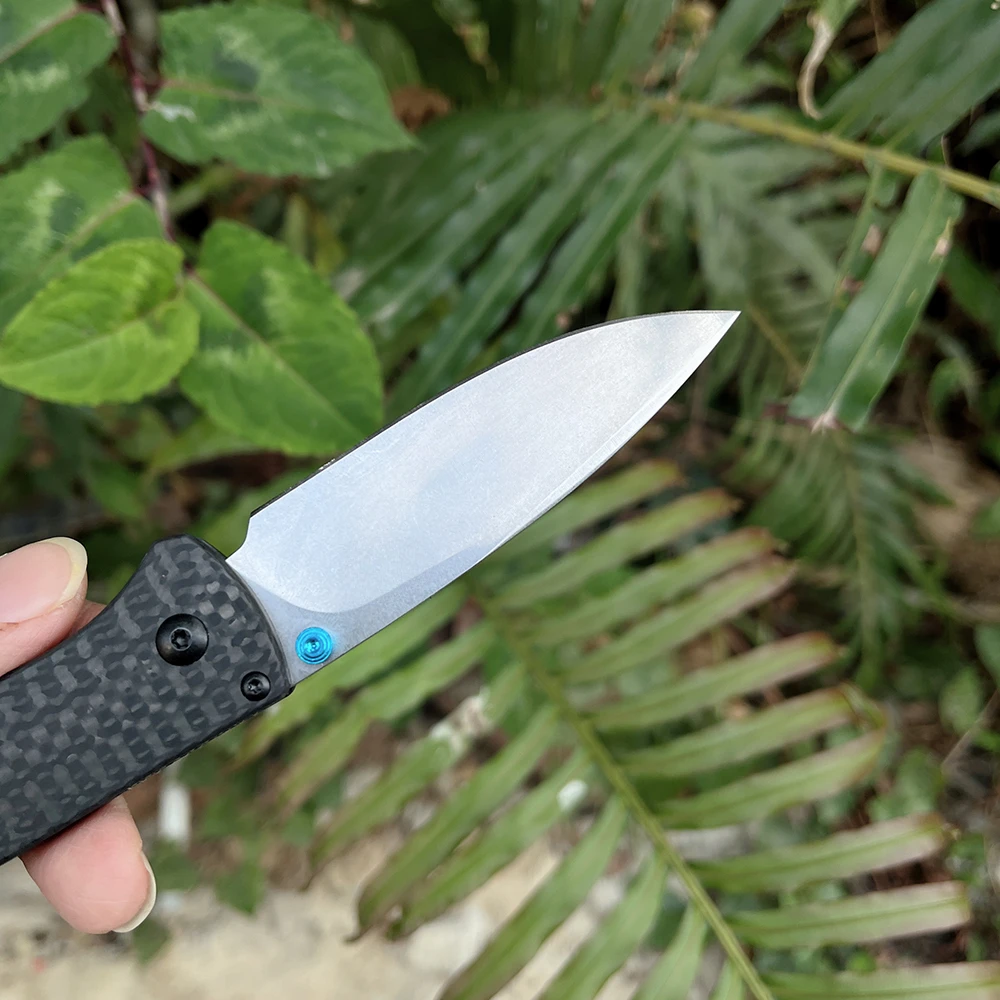 عالية الجودة BM 533 535 940 سكين جيب قابل للطي S35V شفرة فولاذية ألياف الكربون مقبض الصيد في الهواء الطلق التخييم EDC أداة هدية #4