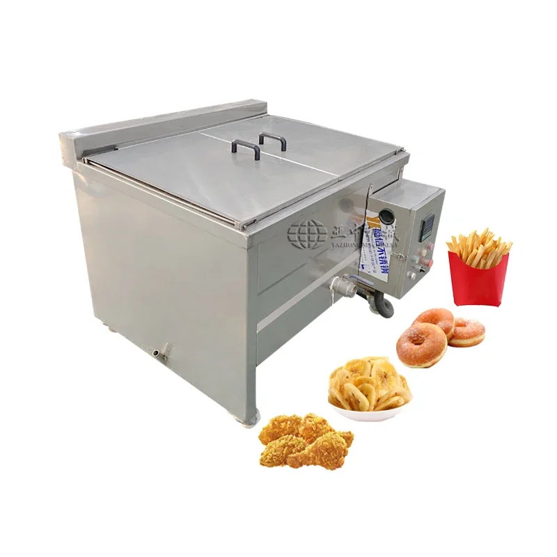 Professional CE Certificate freidora Kitchen Equipment Electric G as Industrial Deep fa t Fryer with 2 Tank