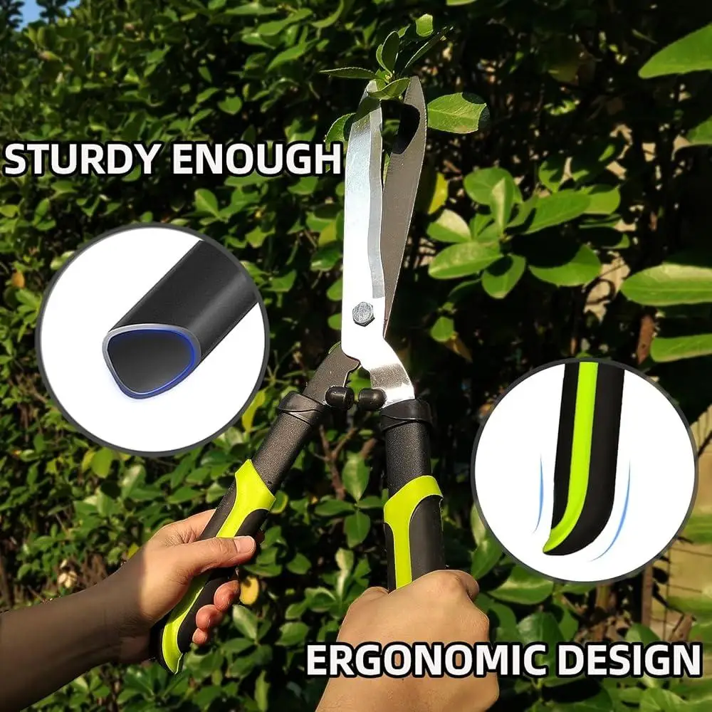 3 ชิ้น Garden Pruner ชุด Sharp Loppers Hedge Clippers กรรไกรตัดแต่งกิ่ง Compound Action Tree Trimmer สาขาเครื่องตัด Yard เครื่องมือ