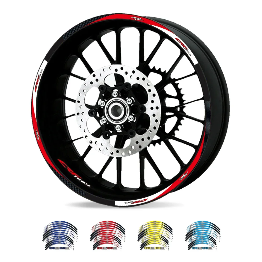 Motorcycle Accessories Reflective  Wheel Sticker Hub Decals Rim Stripe Tape Kit For Honda Africa Twin CRF1100L CRF 1100 LA/LAD