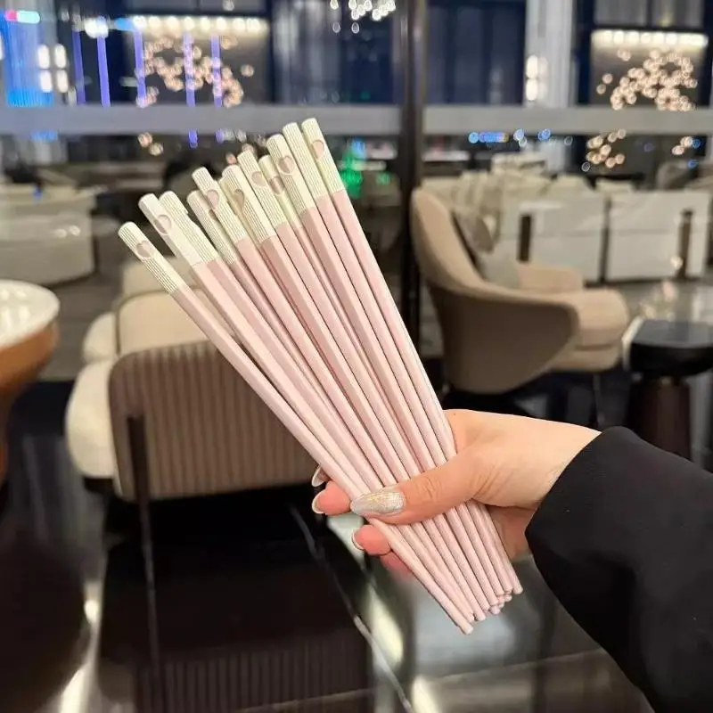 Non-Slip Reusable Multicolor Japanese Chinese Chopsticks BPA Free Sushi Sticks for Sushi Making Beginners
