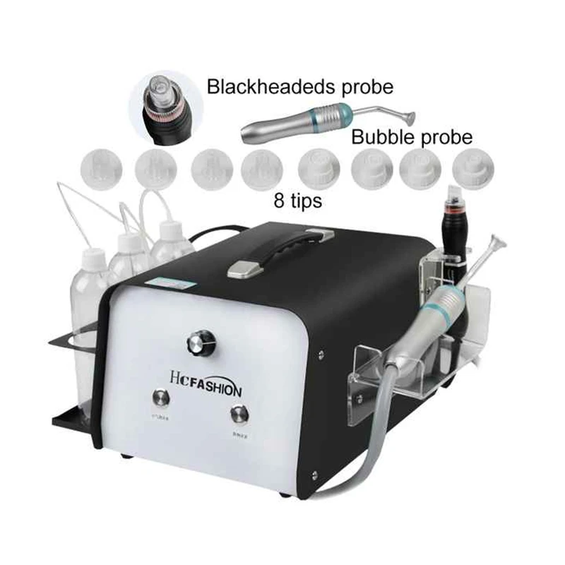 Full-automatic Active Oxygen Bubble Machine 2-in-1 Oxygen Jet Pen Acne Removal Deep Cleaning Facial Body Spa Machine