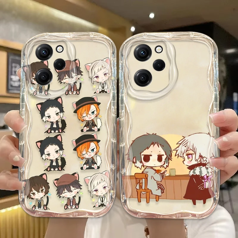 Bungo Stray Dogs Cover For Xiaomi Redmi Note 13 12 12Pro 11 10 Pro POCO F4 X3 X4 GT X5 X6 Wave Oil Phone Case