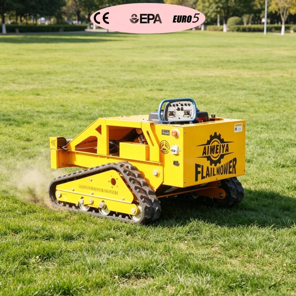 Customized Durable Energy-Saving Automatic Lawn Mower Smart Robotic Grass Cutter Home Commercial Use flail mower