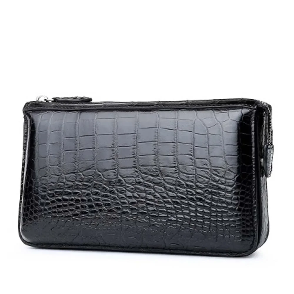 xingmengda men clutch bag  male  crocodile bag  large capacity  business  Hand caught  leisure  fashion  male clutch bag