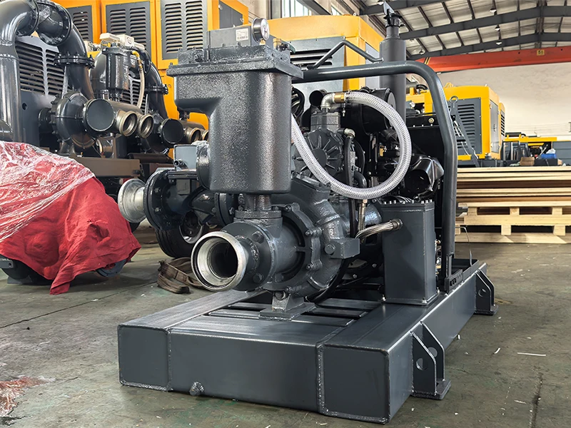 Pompa dell'acqua ad alta aspirazione per drenaggio minerario con generatore ad alto sollevamento a bassa energia