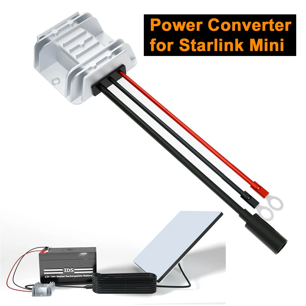 Power Converter for Starlink Mini 12V/24V to 48V 1.5A Conversion Booster Step up Voltage Adapter for Starlink Mini Accessories