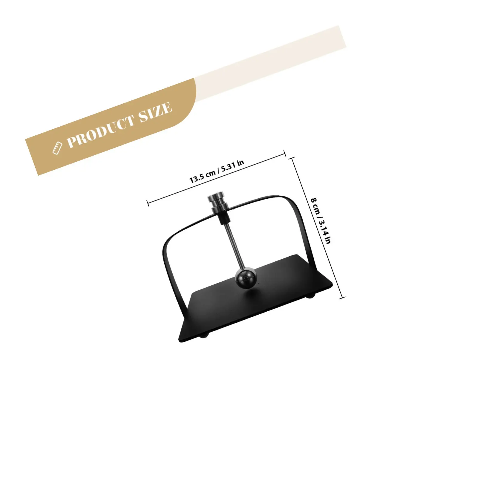 1Pcs Stainless Steel Napkin Rack Tissue Holder Freestanding Paper Stand Desktop Organizer Stylish Household Storage
