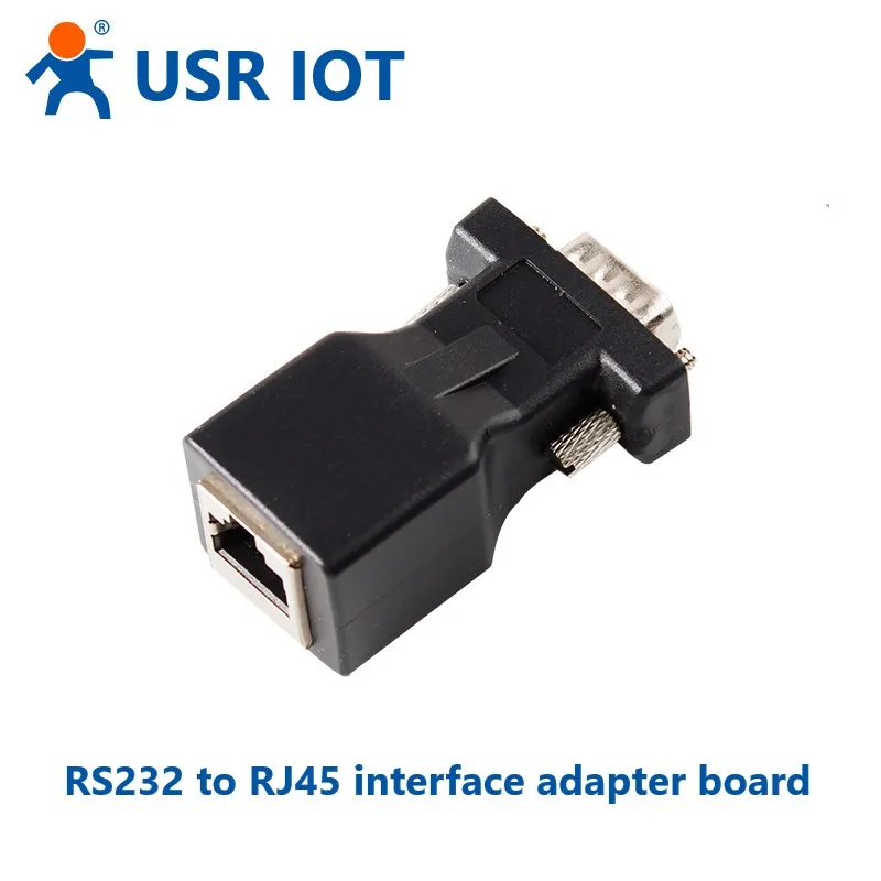 Adaptador de puerto serie USR RS232 a RJ45, placa adaptadora de interfaz, placa de cableado, buen contacto, señal de transmisión estable