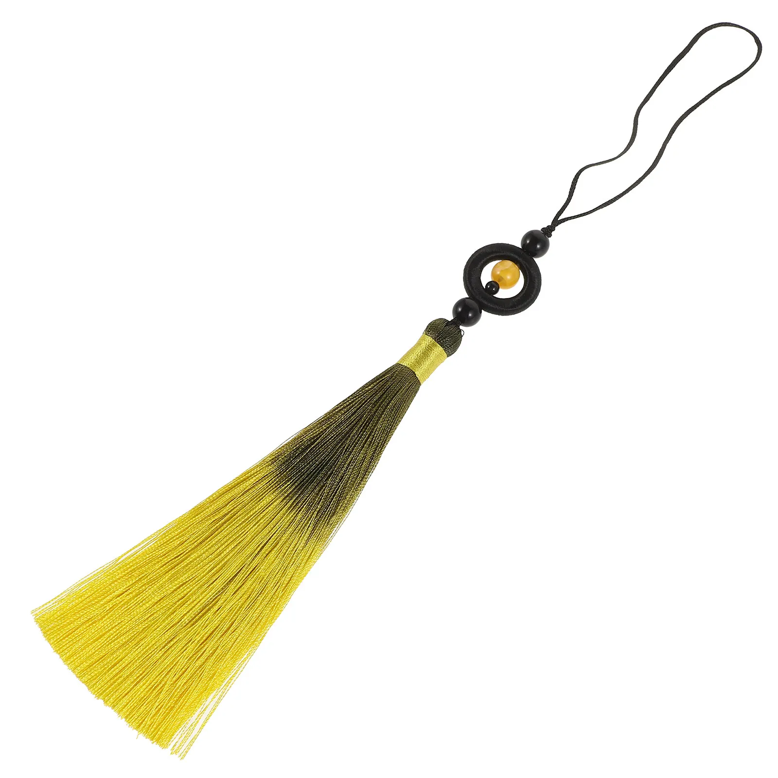 Traditional Chinese Sword Tassel Ethnic Decoration for Taichi Martial Arts Training Competition Elegant Hanging Tail Ornament