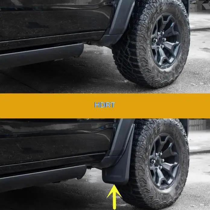 Car Styling Mudguard Plate For Dodge RAM 1500 RAM TRX RAM TRUCKS 2023 + Front Rear Wheel Guard Mud Flap Fender Cover Accessories