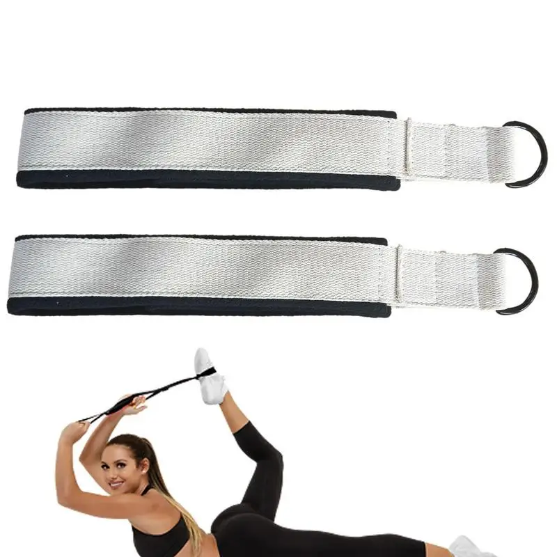 Pilates Straps 1 Pair Balanced Body Anti Skid Pilates Reformer Strap Fitness Equipment Straps For Feet Leg Arms Elastic Yoga