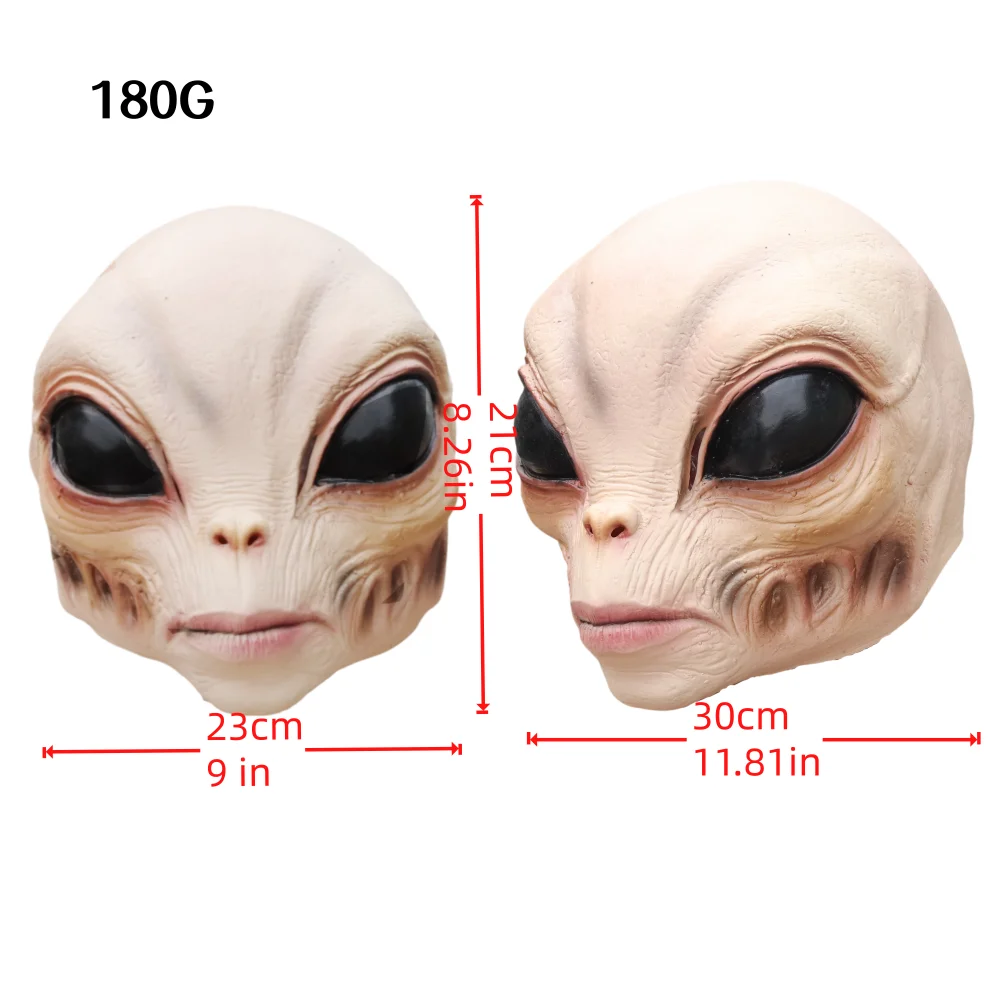 Halloween Alien Mask Party Cos - Latex Alien Mask Realistic 评论和价格