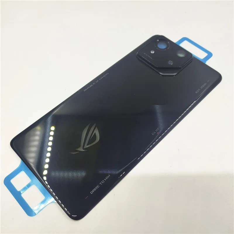 Glass Housing for Asus ROG Phone 8 AI2401 AI2401_A Battery Back Cover Repair Replace Door Rear Case