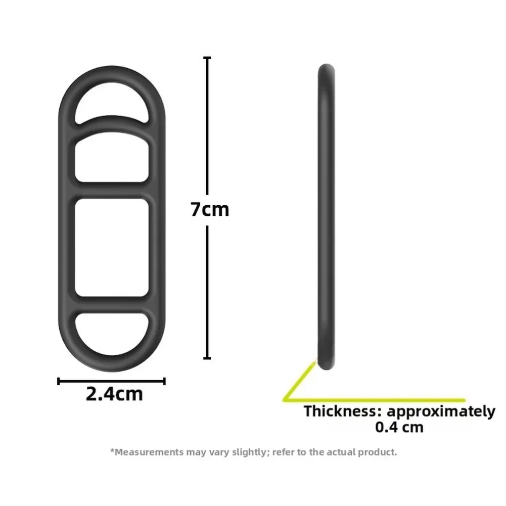 10 Pack Silicone Straps for Attaching Flashlights and Bike Lights to Handlebars Without Tools or Adhesives Required