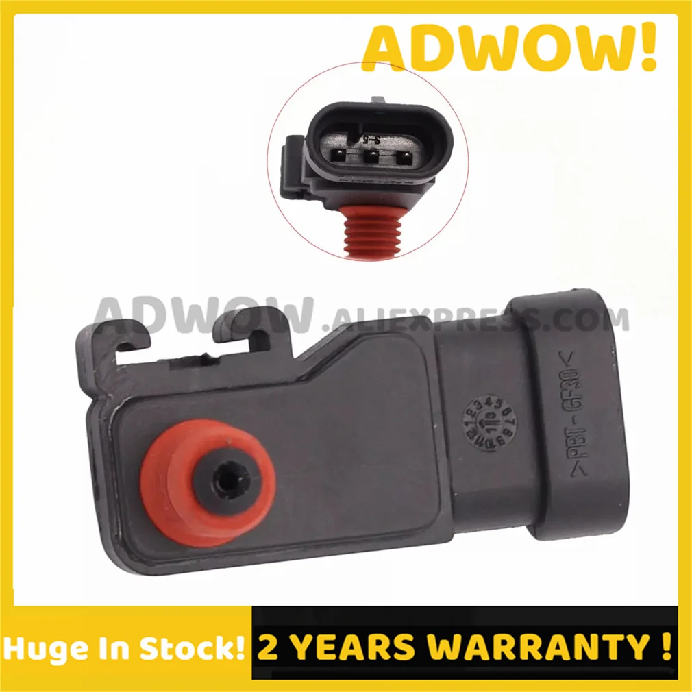 MAP Sensor Car Accessorie Map Manifold Pressure Sensor 28074366 854445 28004403 16212460 for Mercury Mariner Outboard 4 Stroke