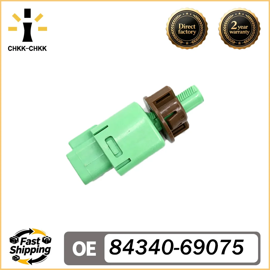 

CHKK-CHKK 84340-69025 Brake Stop Light Switch for Toyota VITZ YARIS WISH PRIUS AVENSIS CAMRY RAV4 LAND CRUISER SIENNA 8434069025