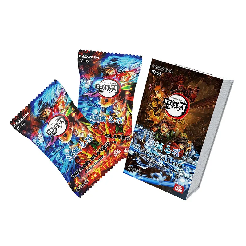 Demon Slayer Card Journey Kamado Tanjirou Collection Tianqi Export Collected Cards Japanese Manga Peripheral Complete Set