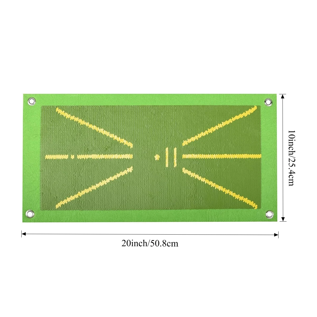 Golf Swing Path Mat – Premium Hitting & Practice Mat with Alignment Guide for Indoor/Outdoor Training, All Skill Levels