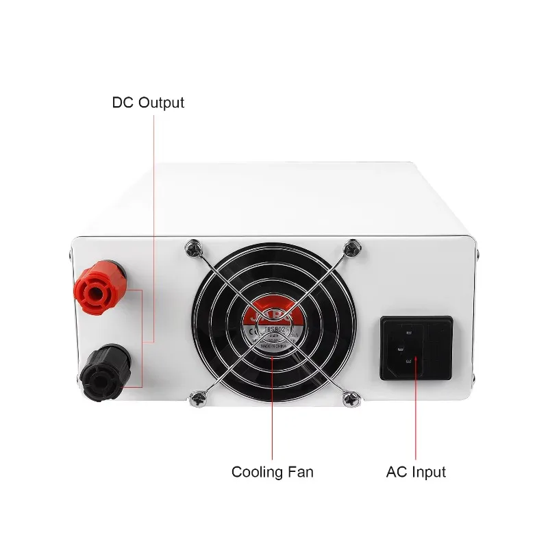 Power R-SPS3020 Fuente de alimentación variable de CC de conmutación ajustable de cuatro digitales de alta precisión 30V 20A