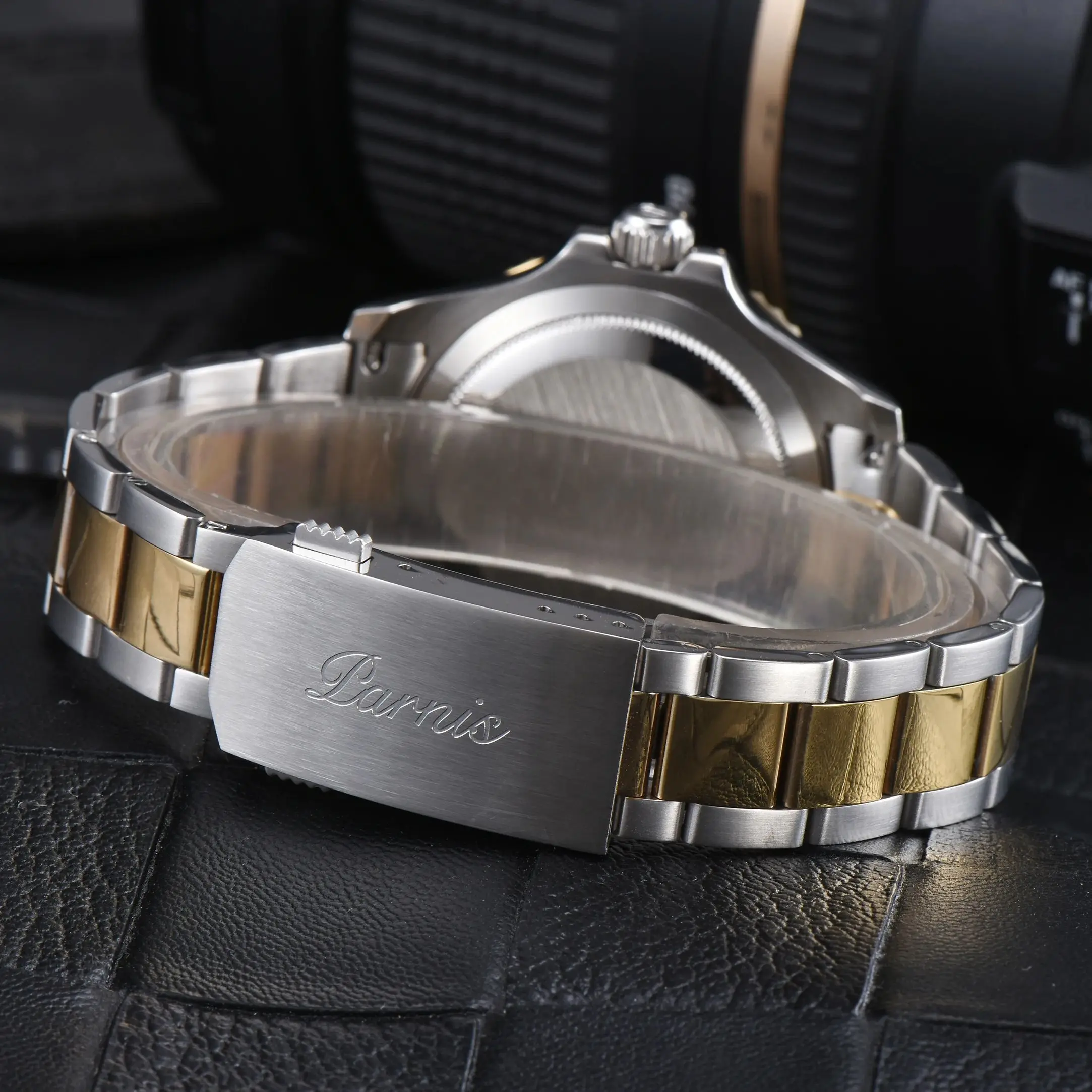 Мужские часы Parnis с синим циферблатом 40 мм Miyota 8215, светящиеся автоматические механические часы с сапфировым стеклом, лучший бренд, роскошные часы