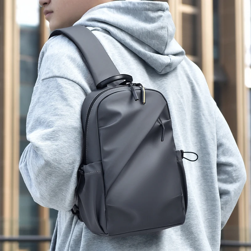 

Men's Multifunctional Chest Bag, Large Capacity, Suitable for Sports Chest Bag,hiking Bag,daily Commuting Bag,men's Shoulder Bag