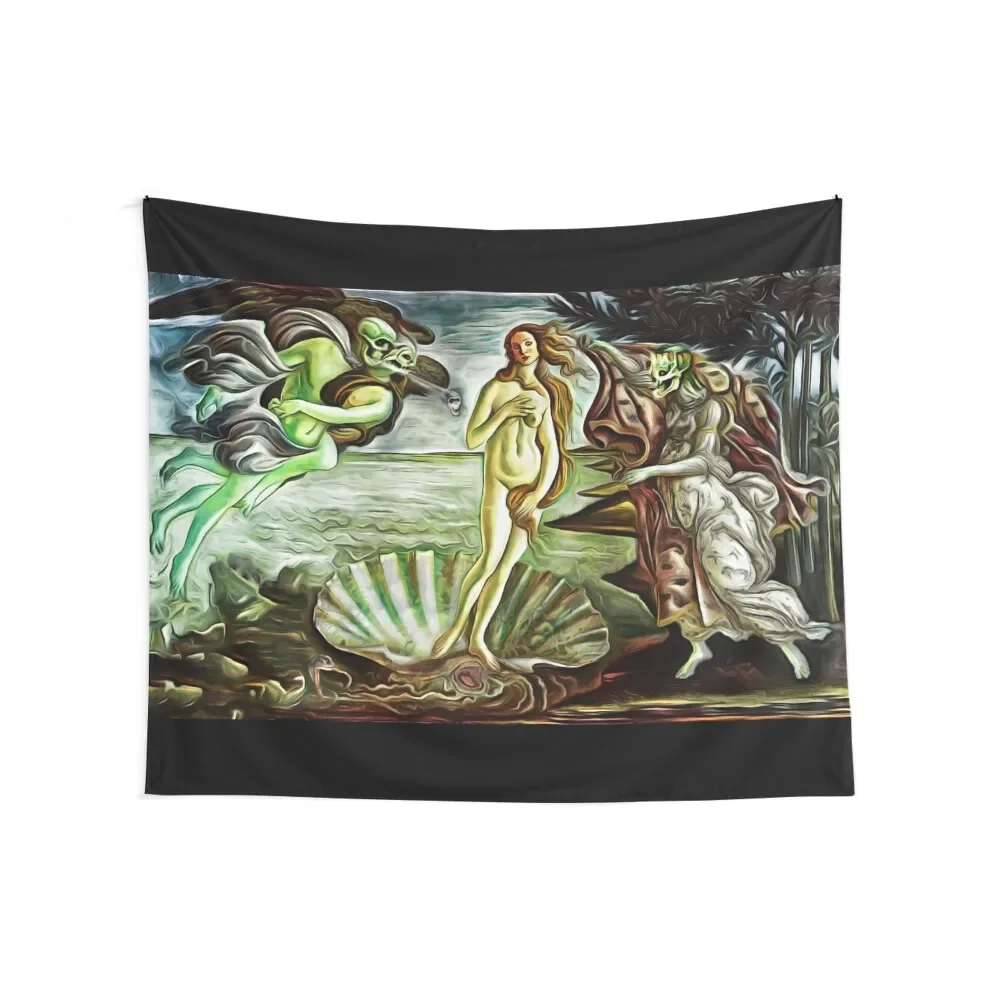 The Death of Venus Tapestry Kawaii Room Decor Decoration For Home Tapestry