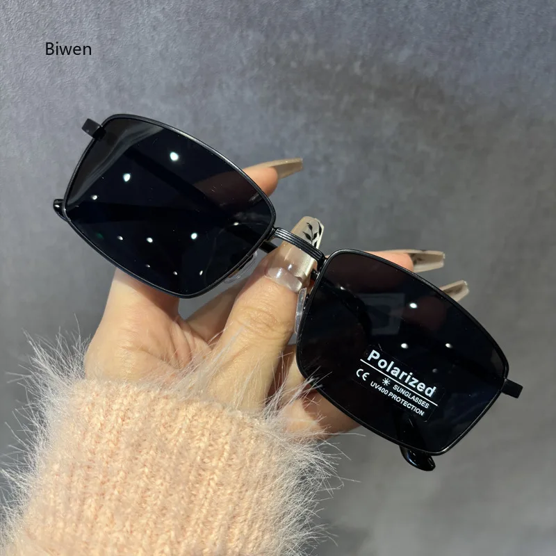 

2025 Новые поляризационные солнцезащитные очки в большой оправе для мужчин, умные меняющие цвет, специальные солнцезащитные очки для вождения, УФ-солнцезащитные очки для рыбалки gafas de sol hombre