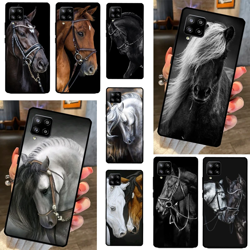 Domineering Cool Horse Cover For Samsung Galaxy A14 A34 A54 A12 A22 A32 A52 A72 A13 A23 A33 A53 A52S A71 A51 Case