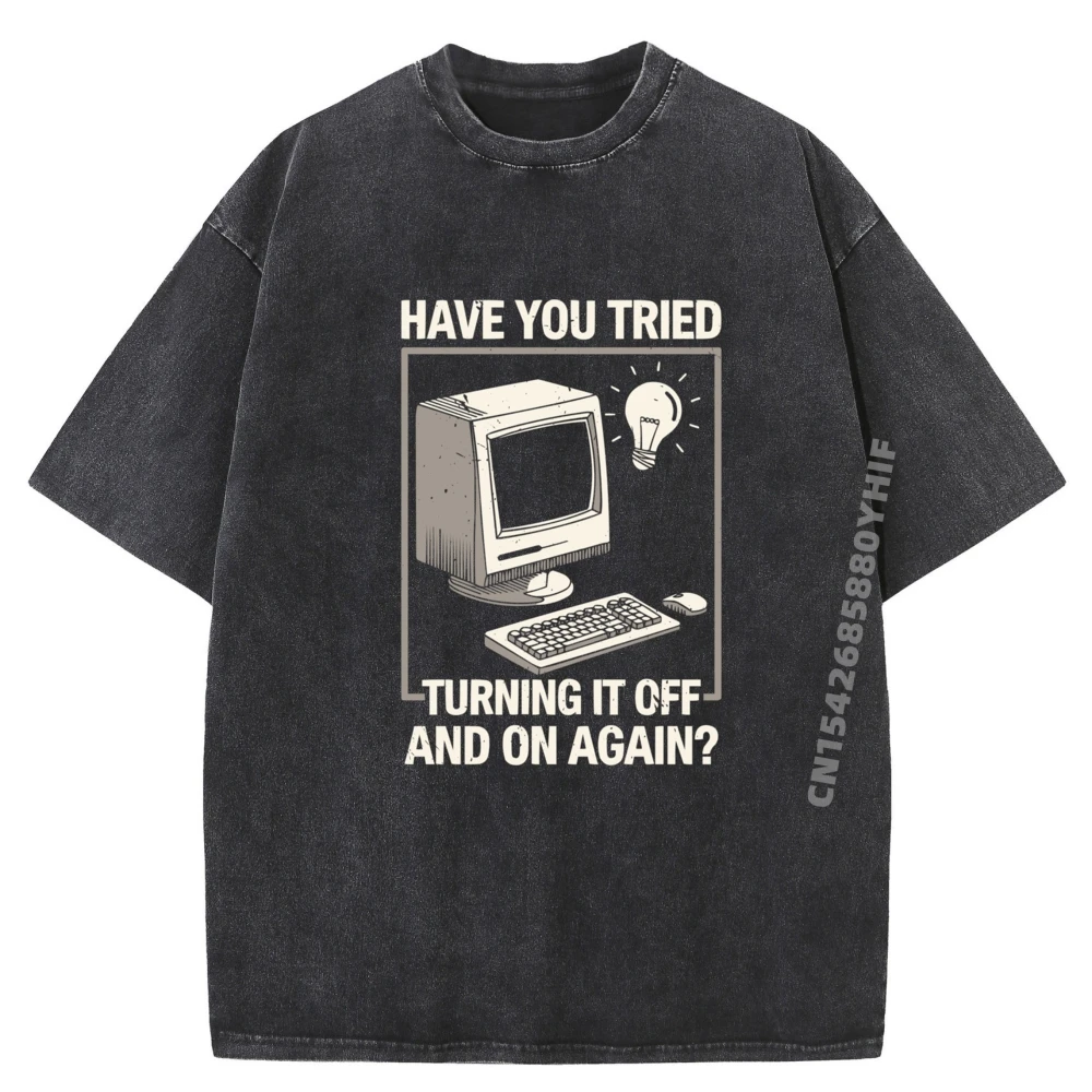 

Техническая поддержка, профессиональная стрельба по стрельбе, компьютерный техник, футболка, мужские футболки с рисунком, мужская свободная стираная одежда