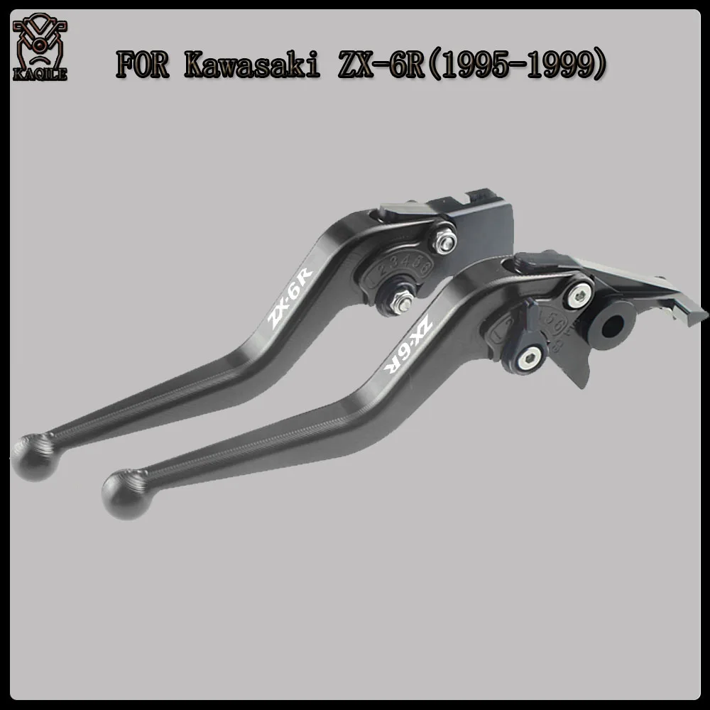 

For Kawasaki ZX-6R Z X 6 R 1995-1999 Motorcycle Accessories CNC Handlebar Adjustable Folding Extendable Brake Clutch Levers