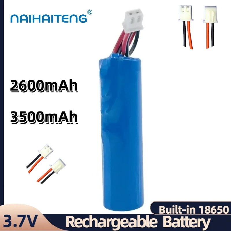 3.7V 2600mAh 3500mAh18650 1S1P Rechargeable Li-ion Battery Pack For Table Lamps Flashlights Miner's Lamps Remote Controlled Toys